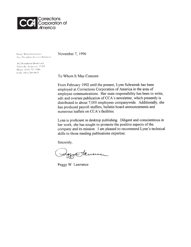 Corrections Corporation of America