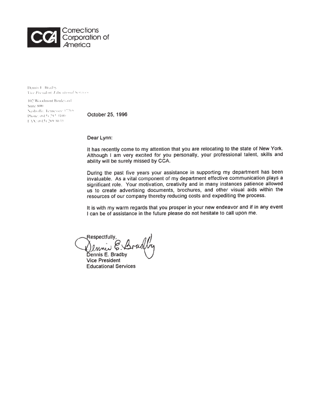 Corrections Corporation of America Dennis Bradby